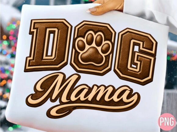 3D Dog Mom Paw Print Puppy Pet Mom PNG: Strategic Design for Impactful Product Creation