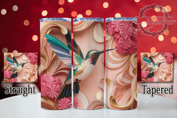 3D Gold Hummingbird Tumbler: A Guide to Digital Sublimation Success