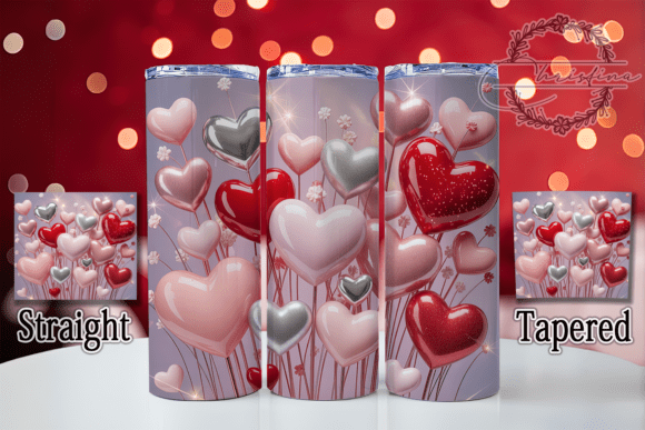 3D Pink Heart Tumbler: A Versatile Design Asset