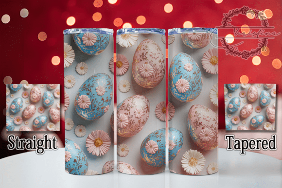 3D Whimsical Spring Easter Egg Tumbler