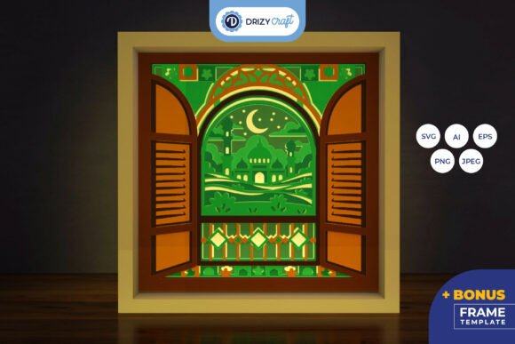 Blessed Ramadan Moments 3D Light Box: A Thoughtful Decor Choice for the Holy Month