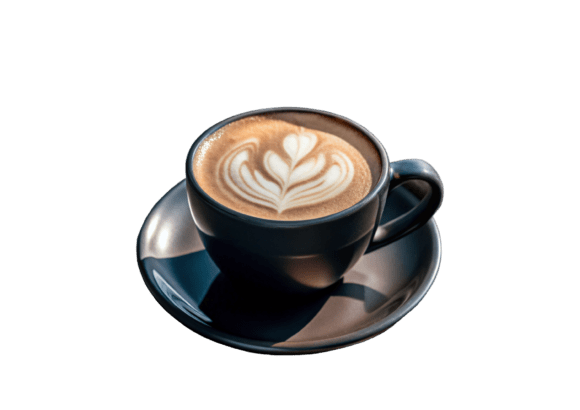 Cup of Coffee 3D Icon Isolated – High-Quality Design Asset for Creative Projects