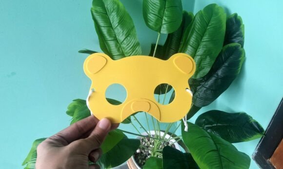 Cute Bear Mask STL for Easy 3D Printing