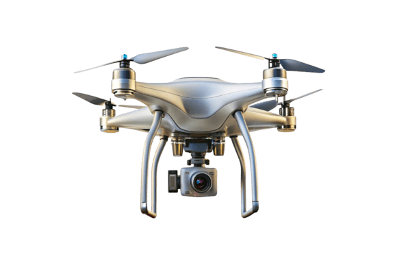 Drone Quadcopter Clipart 3D PNG