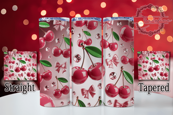 Elevating Drinkware Design: The Impact of the 3D Pink Cherry Bow Tumbler