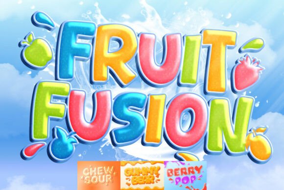 Jelly Gummy 3D Text Effects Pack for Playful Design Projects