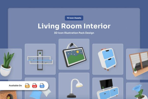 Transforming Digital Spaces: The Power of Modern Living Room 3D Icons