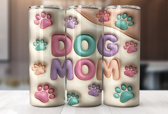 Transforming Your Drinkware: The Ultimate Guide to 3D Puff Dog Mom Tumbler Wraps