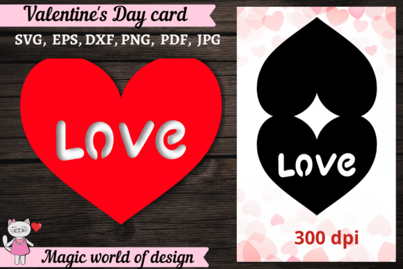 Valentine s Day Card SVG Papercut 3D: A Creative and Versatile Design Resource
